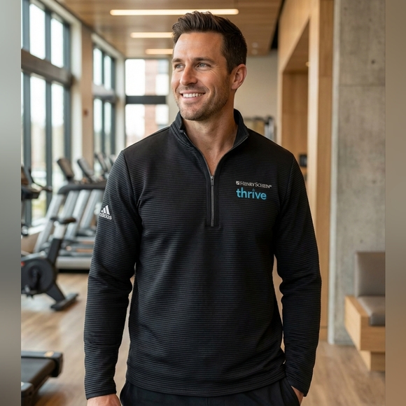 adidas Other - Adidas Black Men's pulover zip size XL long sleeve comfort